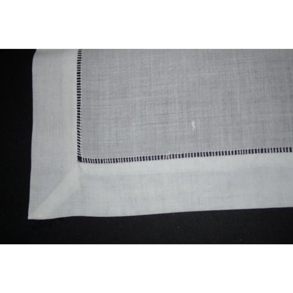 12 PC EMBROIDERY CURSIVE L CLOTH NAPKINS - Picture 6 of 7